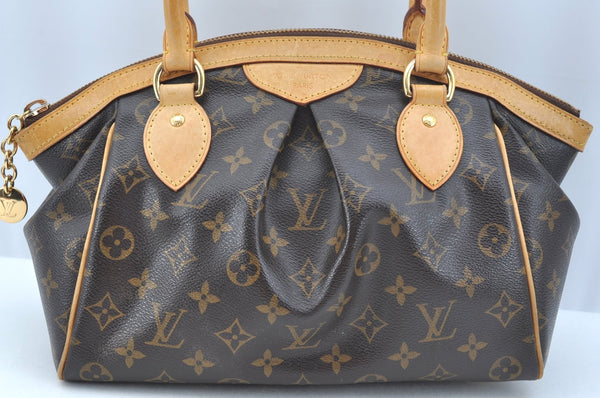 Authentic Louis Vuitton Monogram Tivoli PM Hand Tote Bag Purse M40143 LV K9407