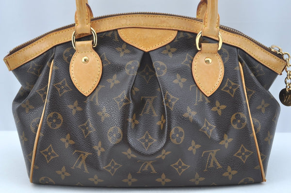 Authentic Louis Vuitton Monogram Tivoli PM Hand Tote Bag Purse M40143 LV K9407