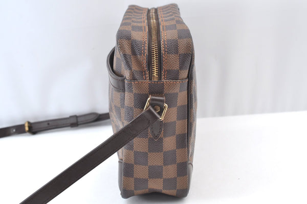 Authentic Louis Vuitton Damier Trocadero 27 Shoulder Cross Bag N48085 LV K9410
