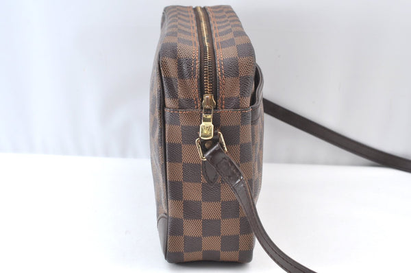 Authentic Louis Vuitton Damier Trocadero 27 Shoulder Cross Bag N48085 LV K9410
