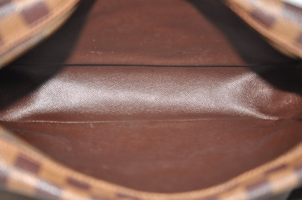 Authentic Louis Vuitton Damier Trocadero 27 Shoulder Cross Bag N48085 LV K9410