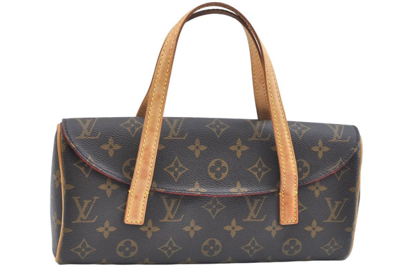 Authentic Louis Vuitton Monogram Sonatine Hand Bag Purse M51902 LV K9418