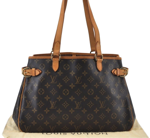 Authentic Louis Vuitton Monogram Batignolles Horizontal Tote Bag M51154 LV K9421