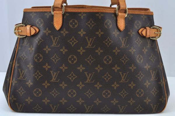 Authentic Louis Vuitton Monogram Batignolles Horizontal Tote Bag M51154 LV K9421