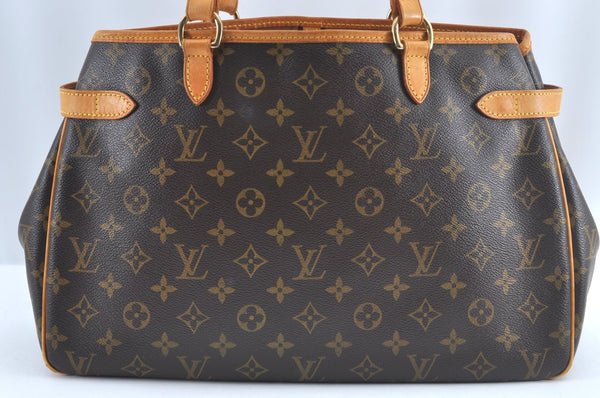 Authentic Louis Vuitton Monogram Batignolles Horizontal Tote Bag M51154 LV K9421