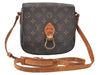 Authentic Louis Vuitton Monogram Saint Cloud MM M51243 Shoulder Cross Bag K9428