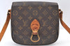 Authentic Louis Vuitton Monogram Saint Cloud MM M51243 Shoulder Cross Bag K9428