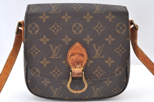 Authentic Louis Vuitton Monogram Saint Cloud MM M51243 Shoulder Cross Bag K9428