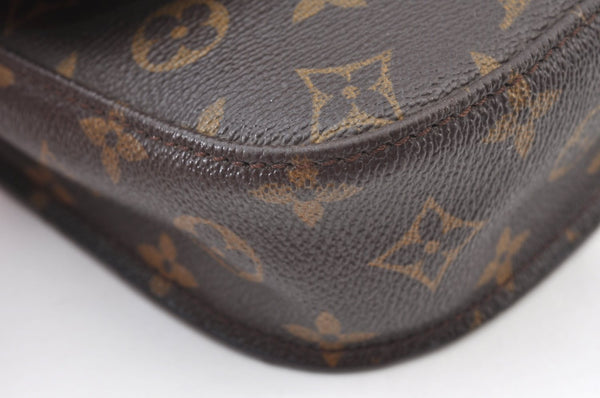 Authentic Louis Vuitton Monogram Saint Cloud MM M51243 Shoulder Cross Bag K9428