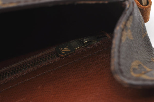 Authentic Louis Vuitton Monogram Saint Cloud MM M51243 Shoulder Cross Bag K9428