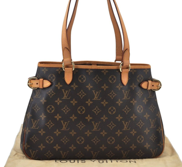 Authentic Louis Vuitton Monogram Batignolles Horizontal Tote Bag M51154 LV K9429