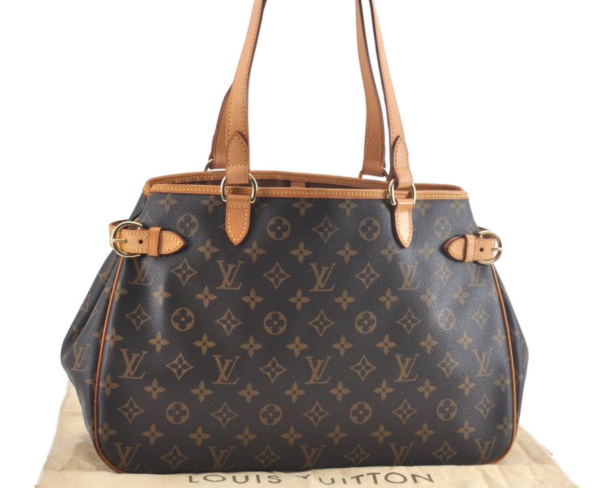 Authentic Louis Vuitton Monogram Batignolles Horizontal Tote Bag M51154 LV K9429
