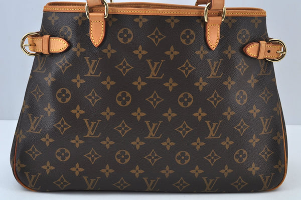 Authentic Louis Vuitton Monogram Batignolles Horizontal Tote Bag M51154 LV K9429