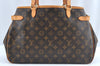 Authentic Louis Vuitton Monogram Batignolles Horizontal Tote Bag M51154 LV K9429
