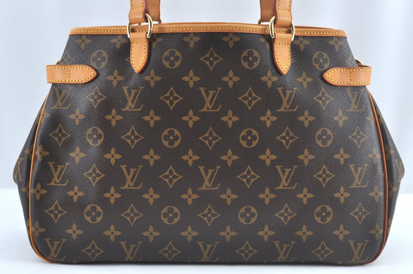 Authentic Louis Vuitton Monogram Batignolles Horizontal Tote Bag M51154 LV K9429