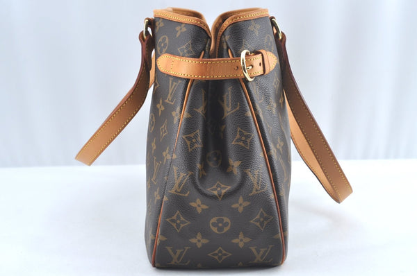 Authentic Louis Vuitton Monogram Batignolles Horizontal Tote Bag M51154 LV K9429