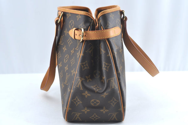 Authentic Louis Vuitton Monogram Batignolles Horizontal Tote Bag M51154 LV K9429