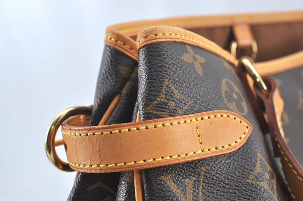 Authentic Louis Vuitton Monogram Batignolles Horizontal Tote Bag M51154 LV K9429