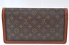 Auth Louis Vuitton Monogram Pochette Dame GM Clutch Hand Bag Old Model LV K9437