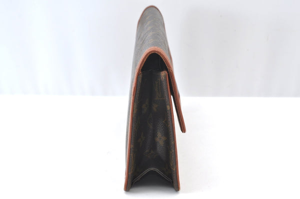 Auth Louis Vuitton Monogram Pochette Dame GM Clutch Hand Bag Old Model LV K9437