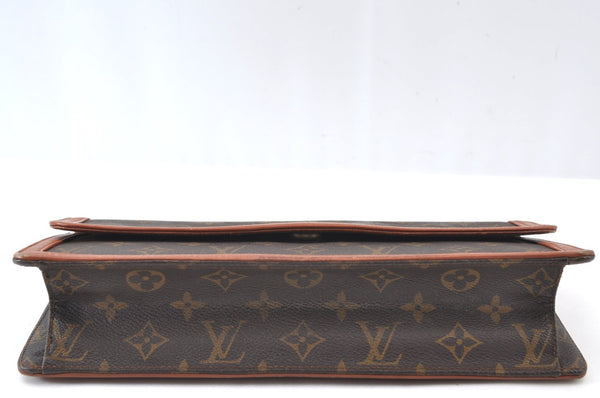 Auth Louis Vuitton Monogram Pochette Dame GM Clutch Hand Bag Old Model LV K9437