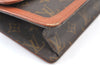 Auth Louis Vuitton Monogram Pochette Dame GM Clutch Hand Bag Old Model LV K9437