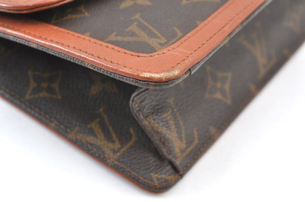 Auth Louis Vuitton Monogram Pochette Dame GM Clutch Hand Bag Old Model LV K9437