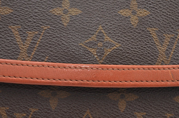 Auth Louis Vuitton Monogram Pochette Dame GM Clutch Hand Bag Old Model LV K9437