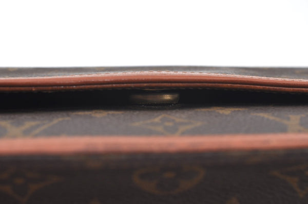 Auth Louis Vuitton Monogram Pochette Dame GM Clutch Hand Bag Old Model LV K9437