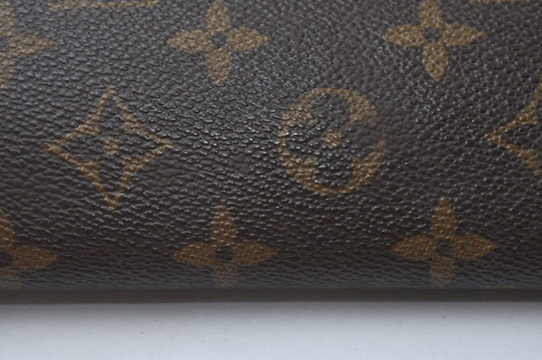 Auth Louis Vuitton Monogram Pochette Dame GM Clutch Hand Bag Old Model LV K9437