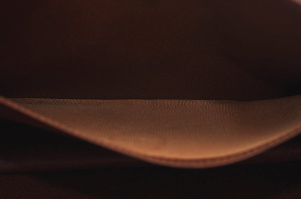 Auth Louis Vuitton Monogram Pochette Dame GM Clutch Hand Bag Old Model LV K9437