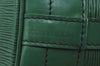 Authentic Louis Vuitton Epi Noe Shoulder Drawstring Bag Green M44004 LV K9438