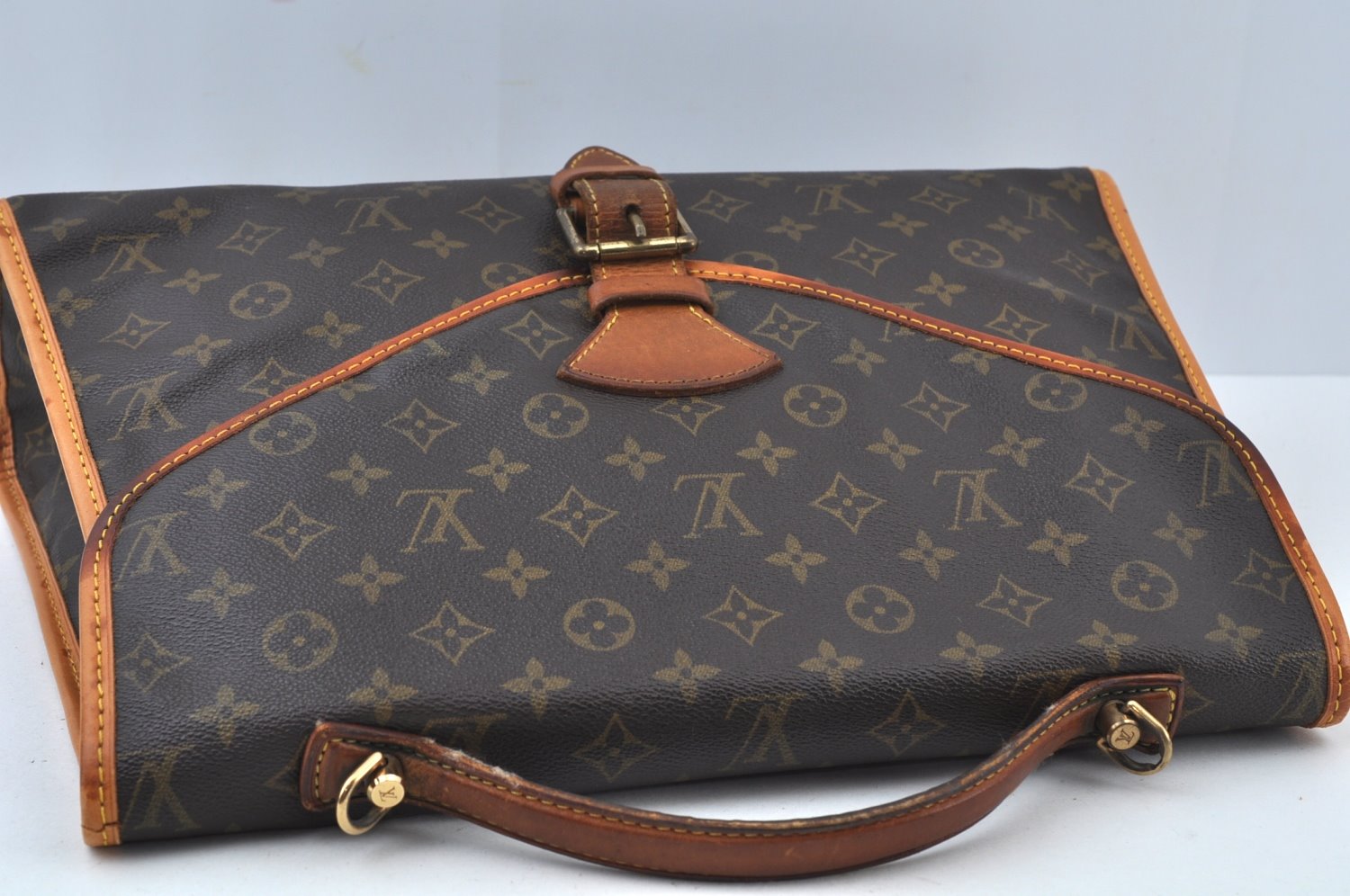 Authentic Louis Vuitton Monogram Beverly 41 M51121 2Way Shoulder Hand Bag K9445