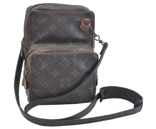 Authentic Louis Vuitton Monogram Amazone Shoulder Cross Body Bag Old Model K9446