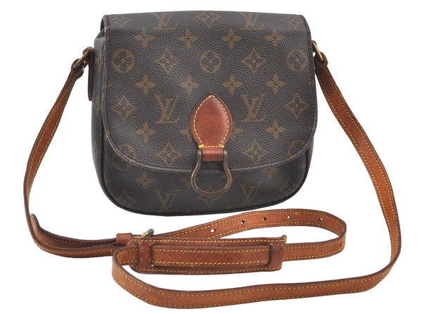 Authentic Louis Vuitton Monogram Saint Cloud MM M51243 Shoulder Cross Bag K9448