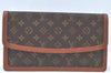 Auth Louis Vuitton Monogram Pochette Dame GM Clutch Hand Bag Old Model LV K9461