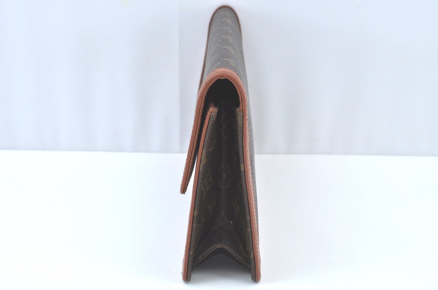 Auth Louis Vuitton Monogram Pochette Dame GM Clutch Hand Bag Old Model LV K9461