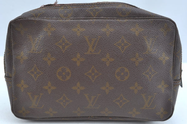 Auth Louis Vuitton Monogram Trousse Toilette 23 Clutch Bag Old Model Junk K9465