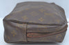 Auth Louis Vuitton Monogram Trousse Toilette 23 Clutch Bag Old Model Junk K9465