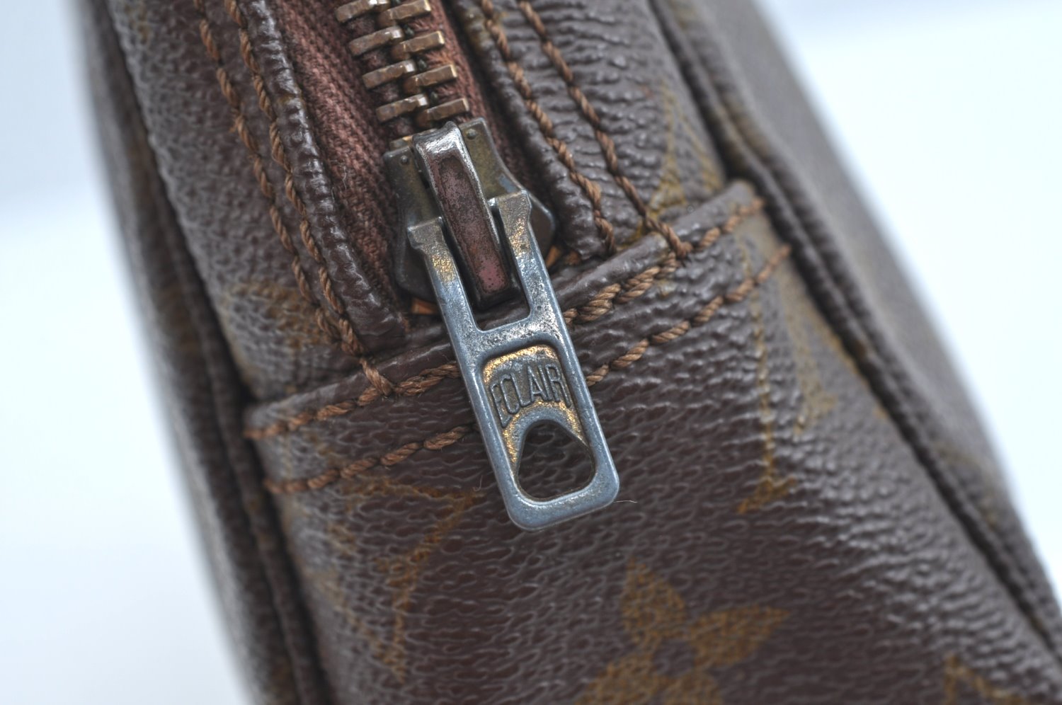 Auth Louis Vuitton Monogram Trousse Toilette 23 Clutch Bag Old Model Junk K9465