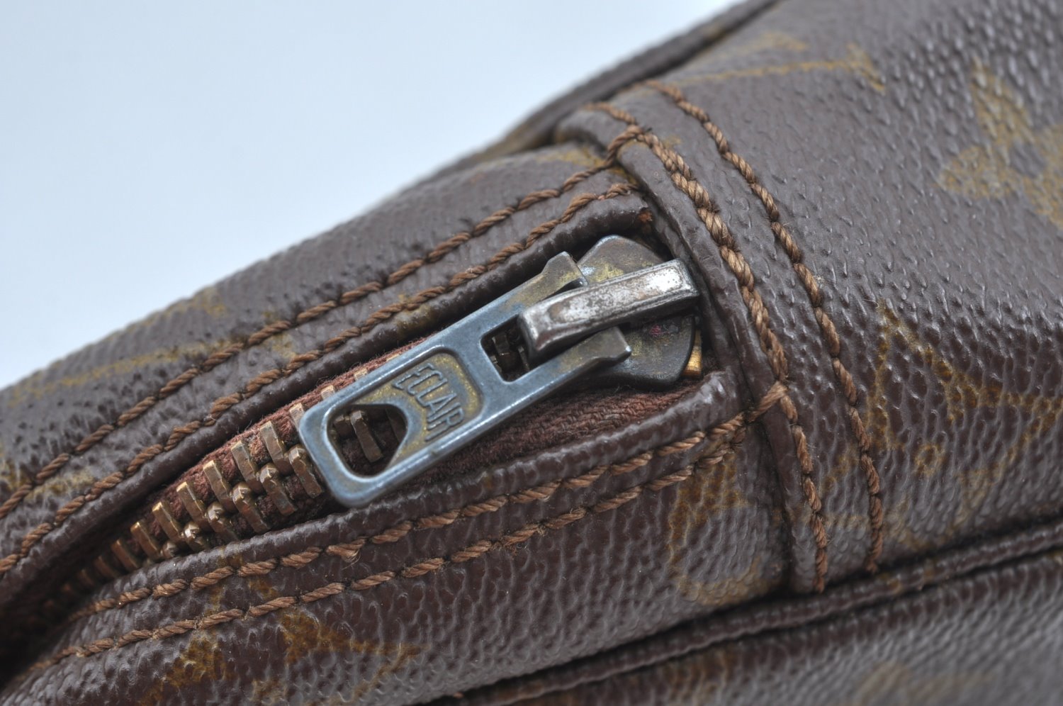 Auth Louis Vuitton Monogram Trousse Toilette 23 Clutch Bag Old Model Junk K9465