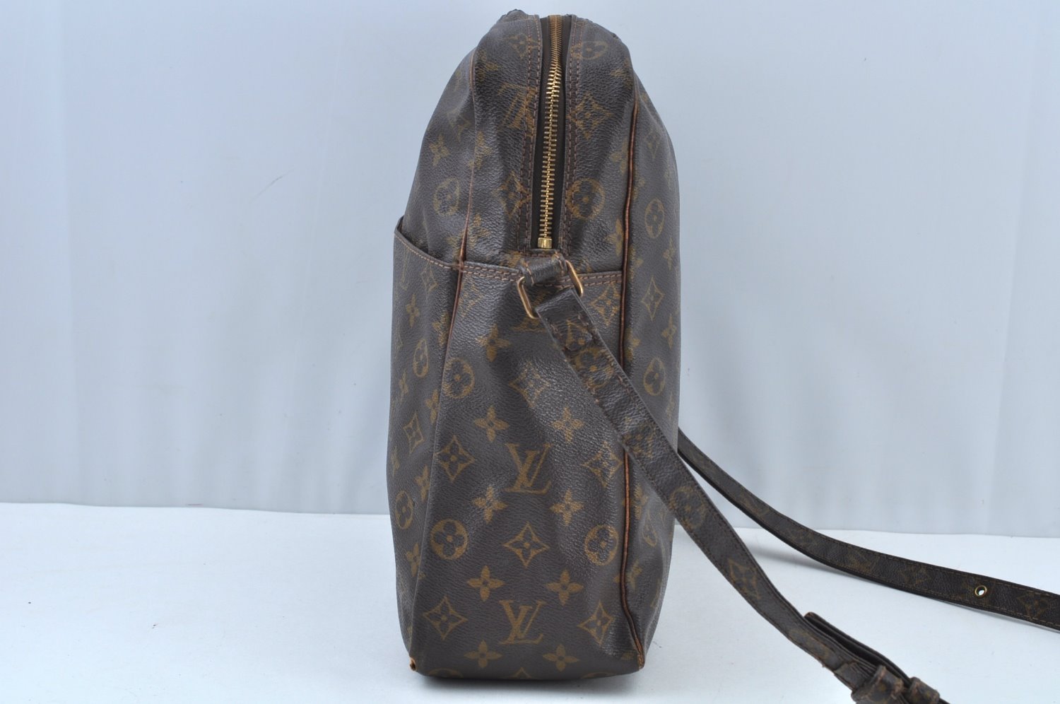 Auth Louis Vuitton Monogram Marceau Shoulder Cross Body Bag Old Model Junk K9466