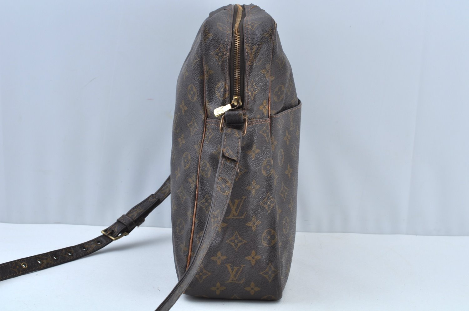 Auth Louis Vuitton Monogram Marceau Shoulder Cross Body Bag Old Model Junk K9466
