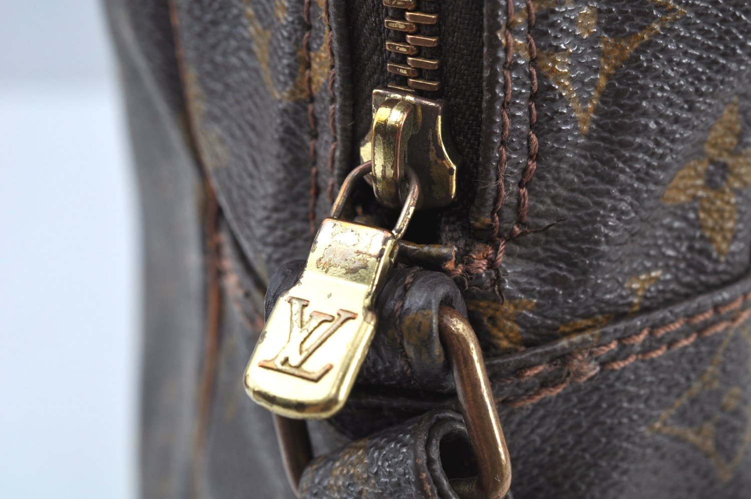 Auth Louis Vuitton Monogram Marceau Shoulder Cross Body Bag Old Model Junk K9466