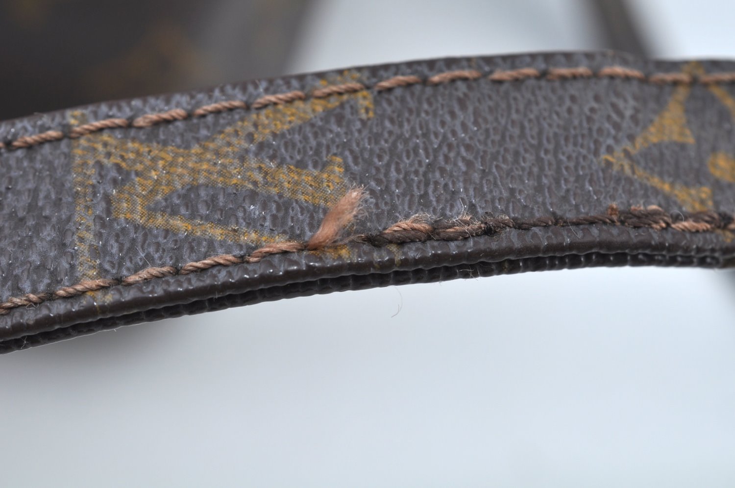 Auth Louis Vuitton Monogram Marceau Shoulder Cross Body Bag Old Model Junk K9466