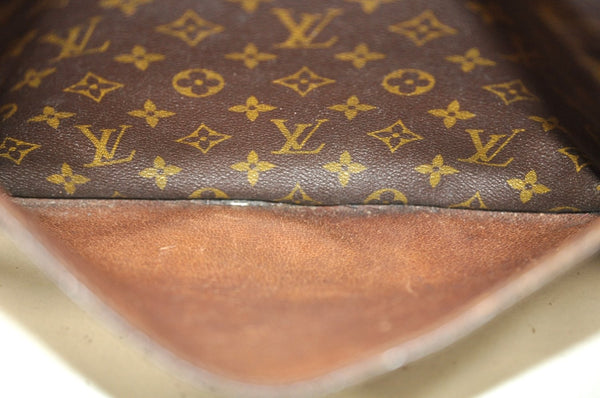 Auth Louis Vuitton Monogram Marceau Shoulder Cross Body Bag Old Model Junk K9466