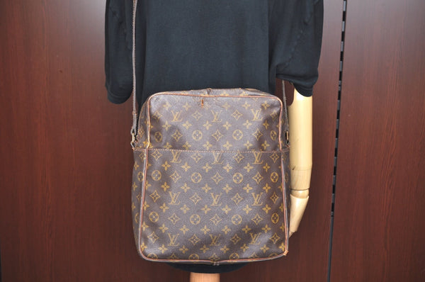 Auth Louis Vuitton Monogram Marceau Shoulder Cross Body Bag Old Model Junk K9466