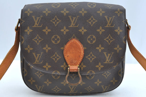Authentic Louis Vuitton Monogram Saint Cloud GM M51242 Shoulder Cross Bag K9473
