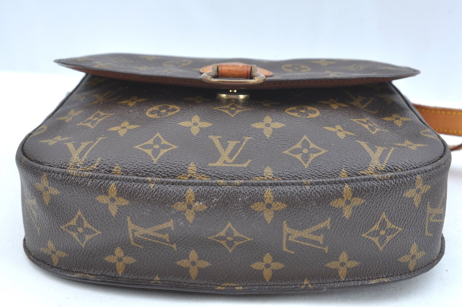 Authentic Louis Vuitton Monogram Saint Cloud GM M51242 Shoulder Cross Bag K9473