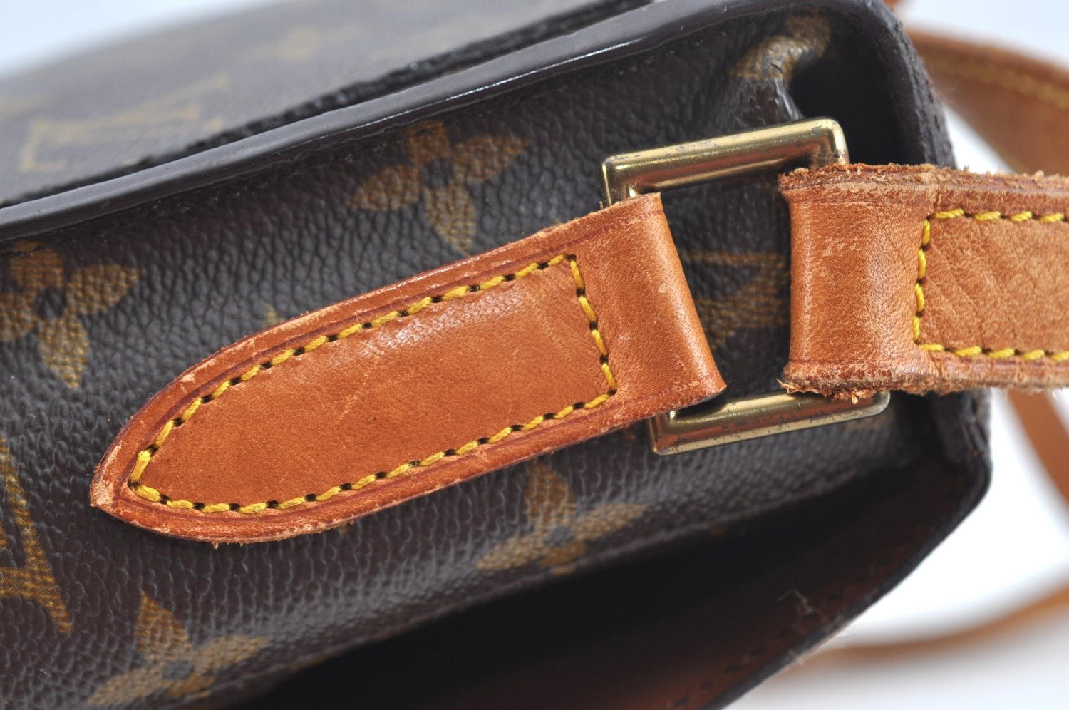 Authentic Louis Vuitton Monogram Saint Cloud GM M51242 Shoulder Cross Bag K9473